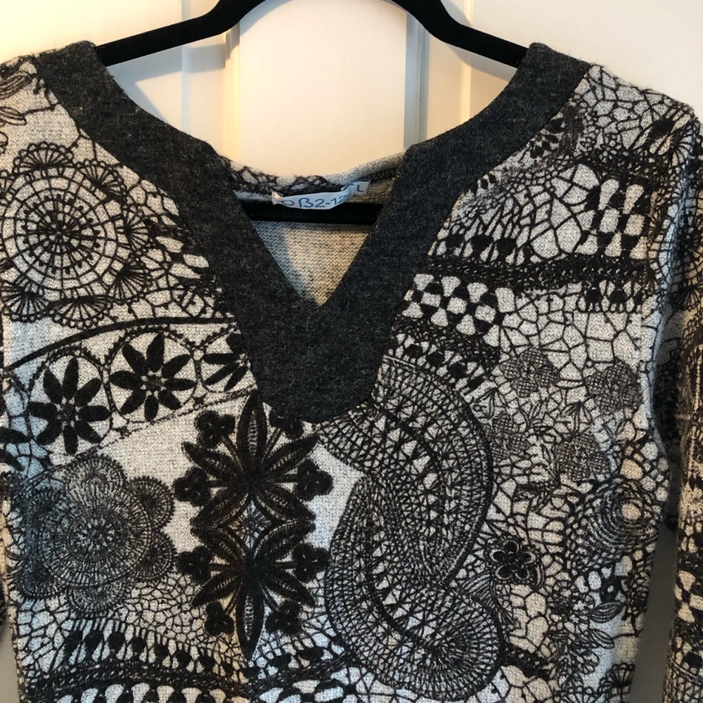EUC Women’s Super Soft Sweater Dress (or Tunic) by OB2-12 - Sz L - Picture 2 of 15
